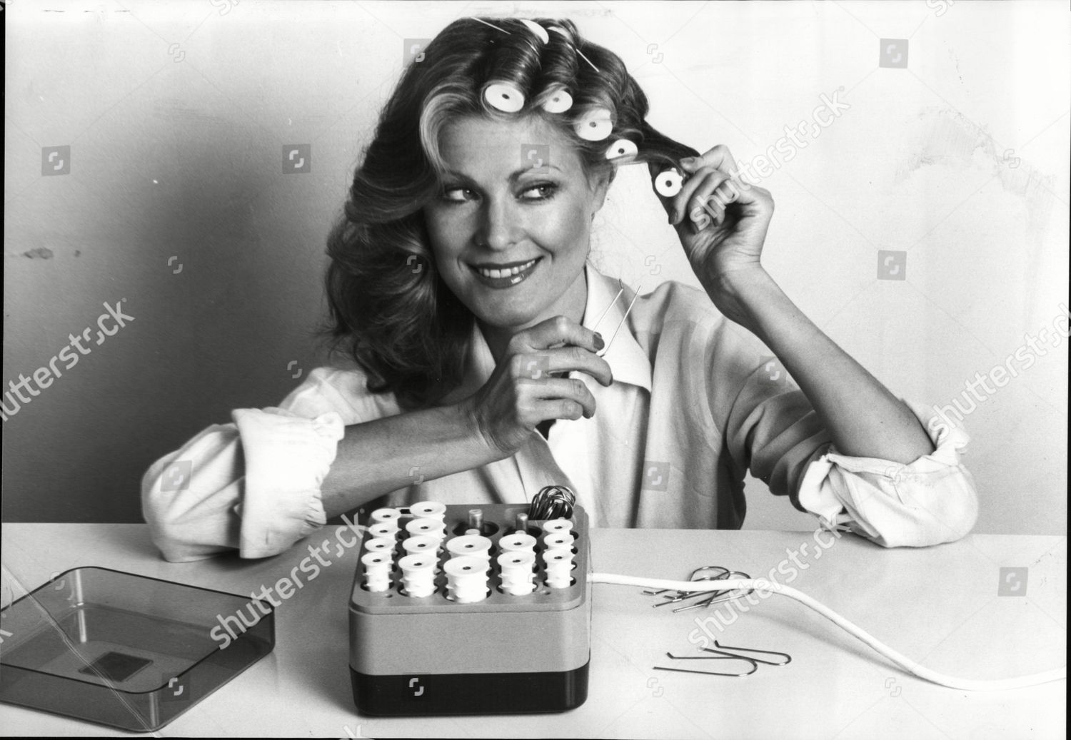 Northern Heated Roller Hair Curler Set Editorial Stock Photo