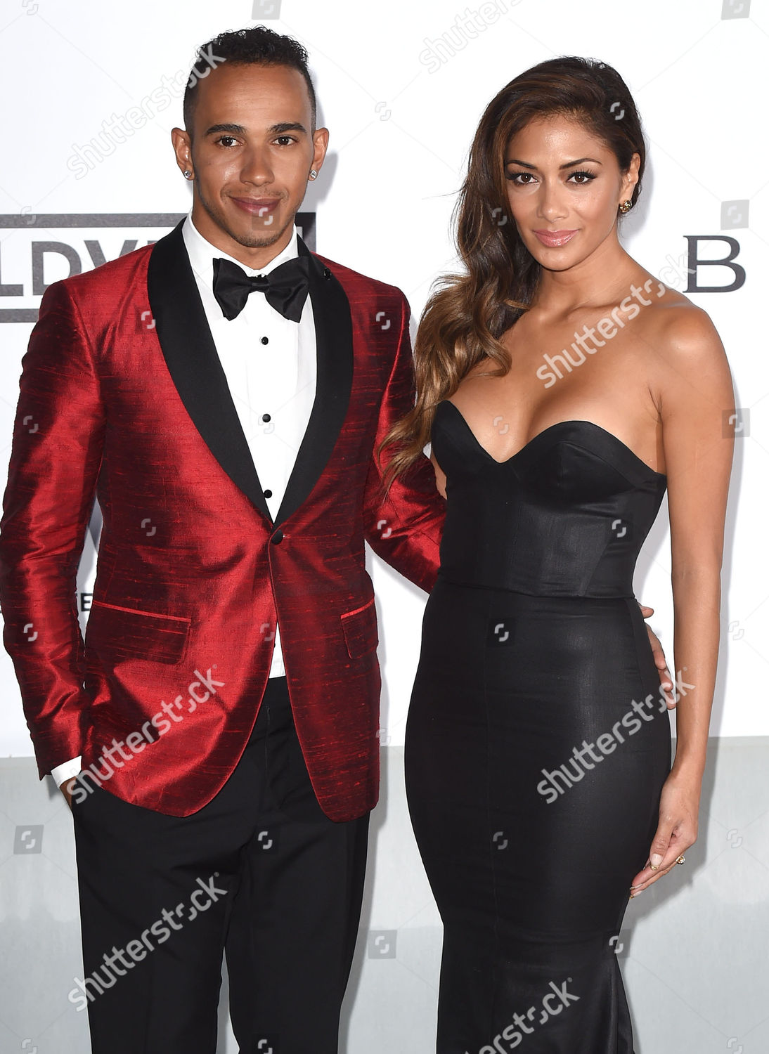 Lewis Hamilton Nicole Scherzinger Editorial Stock Photo - Stock Image