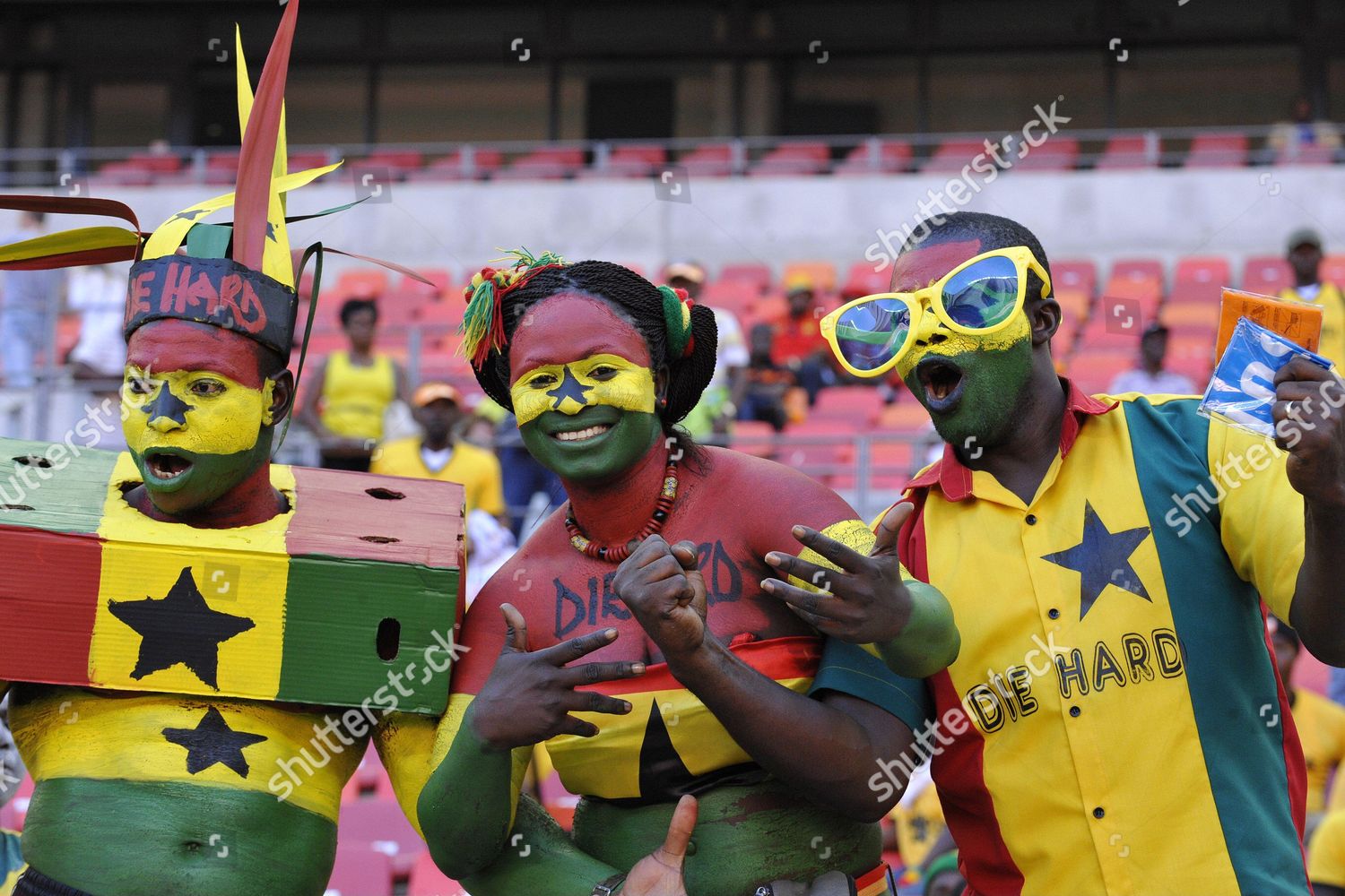 Ghana Fans Editorial Stock Photo - Stock Image | Shutterstock
