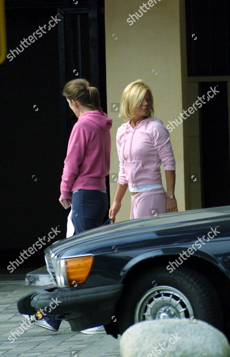 Geri Halliwell Her Sister Natalie Jennings Editorial Stock Photo