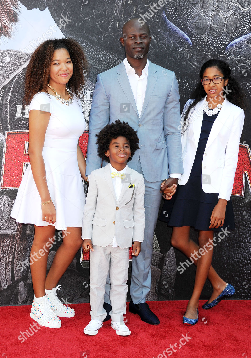 Djimon Hounsou Kenzo Lee Hounsou Ming Lee Editorial Stock Photo Stock Image Shutterstock