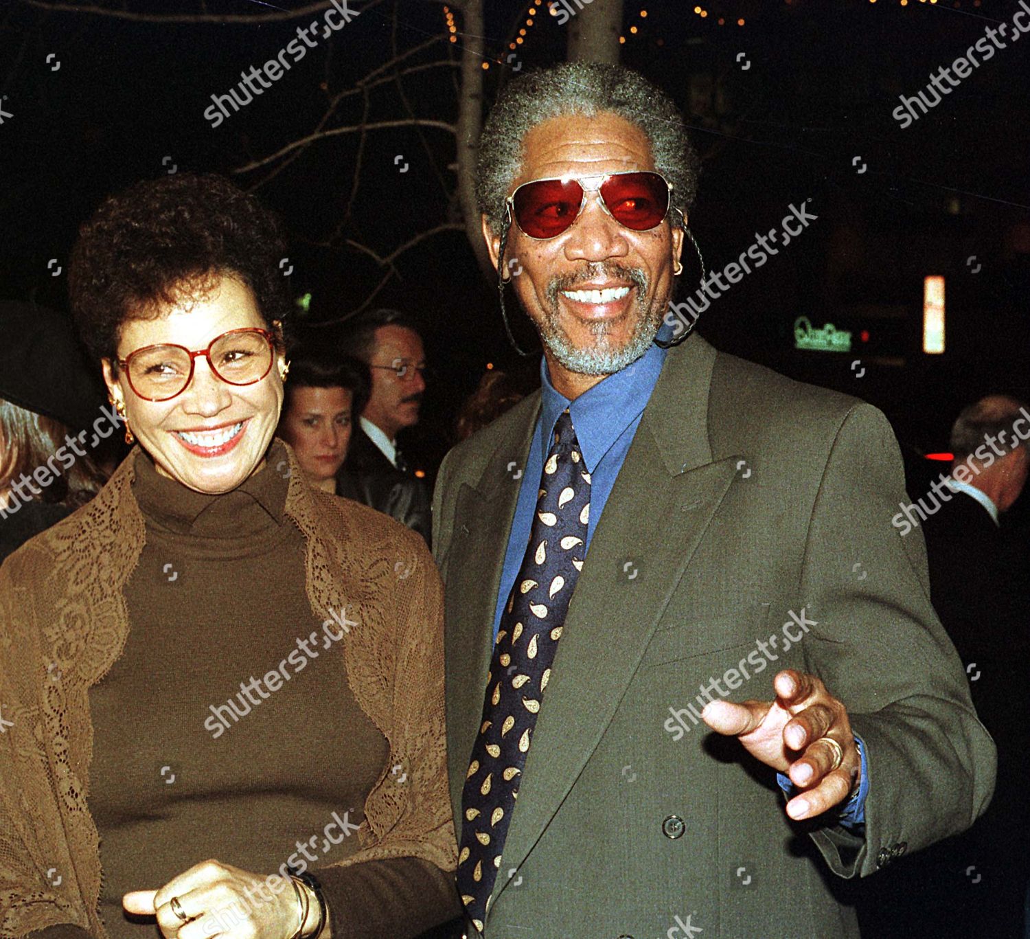 Morgan Freeman His Wife Myrna Colleylee Editorial Stock Photo - Stock ...
