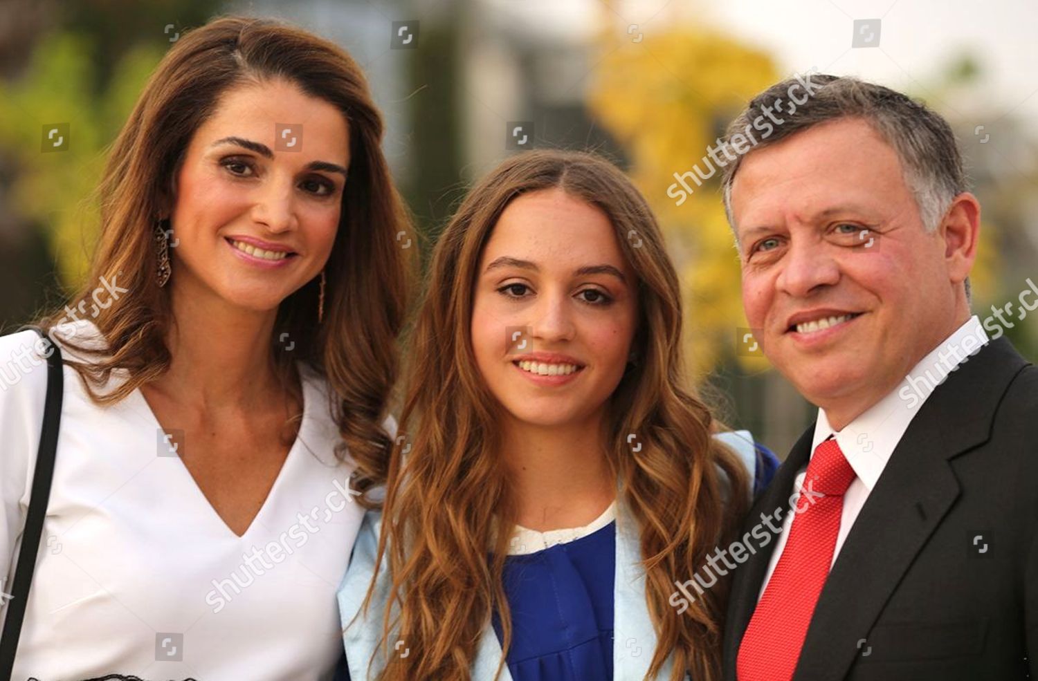 Bourgeon Slip sko At blokere Princess Iman King Abdullah II Queen Rania redaktionelt stock-foto --  stock-foto | Shutterstock