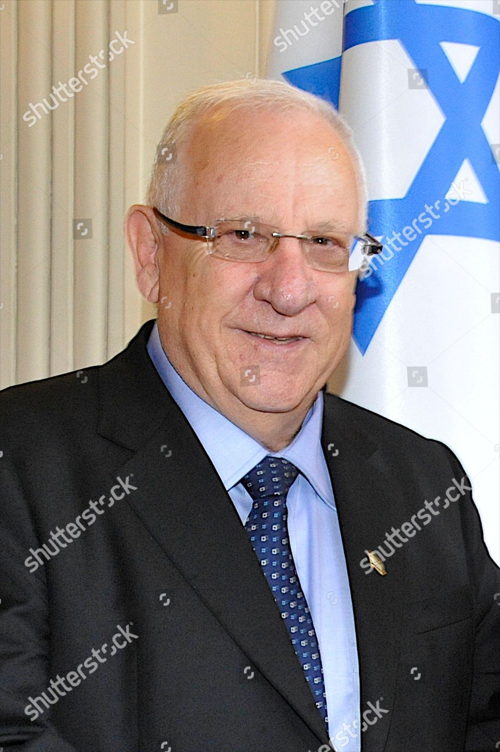 Reuven Rivlin New President Israel Pictured Editorial Stock Photo