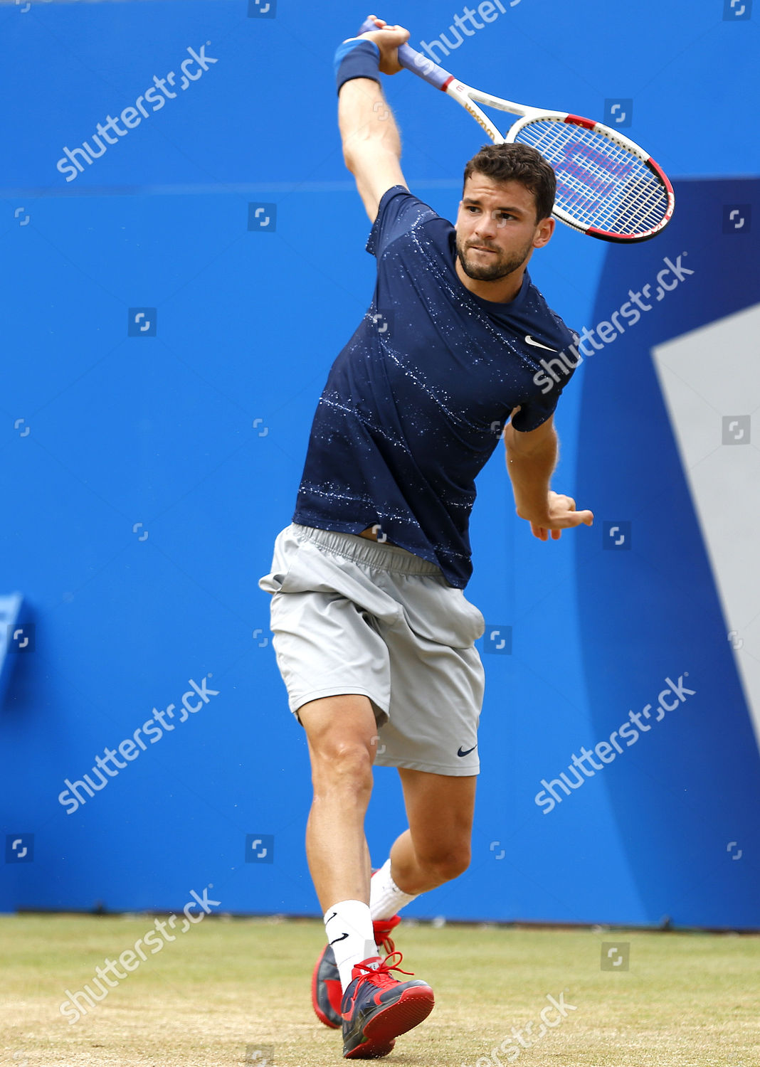 Grigor Dimitrov Bulgaria Action During Final Editorial Stock Photo ...