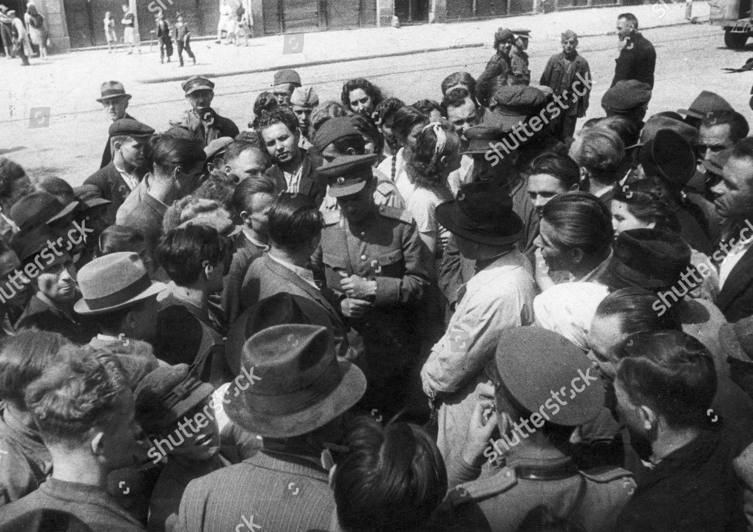 World War 2 Soviet Officer Surrounded Editorial Stock Photo - Stock ...