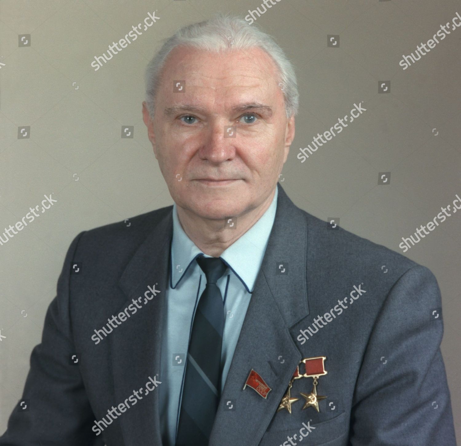 Soviet Rocket Scientist Valentin Glushko Pioneer Editorial Stock Photo