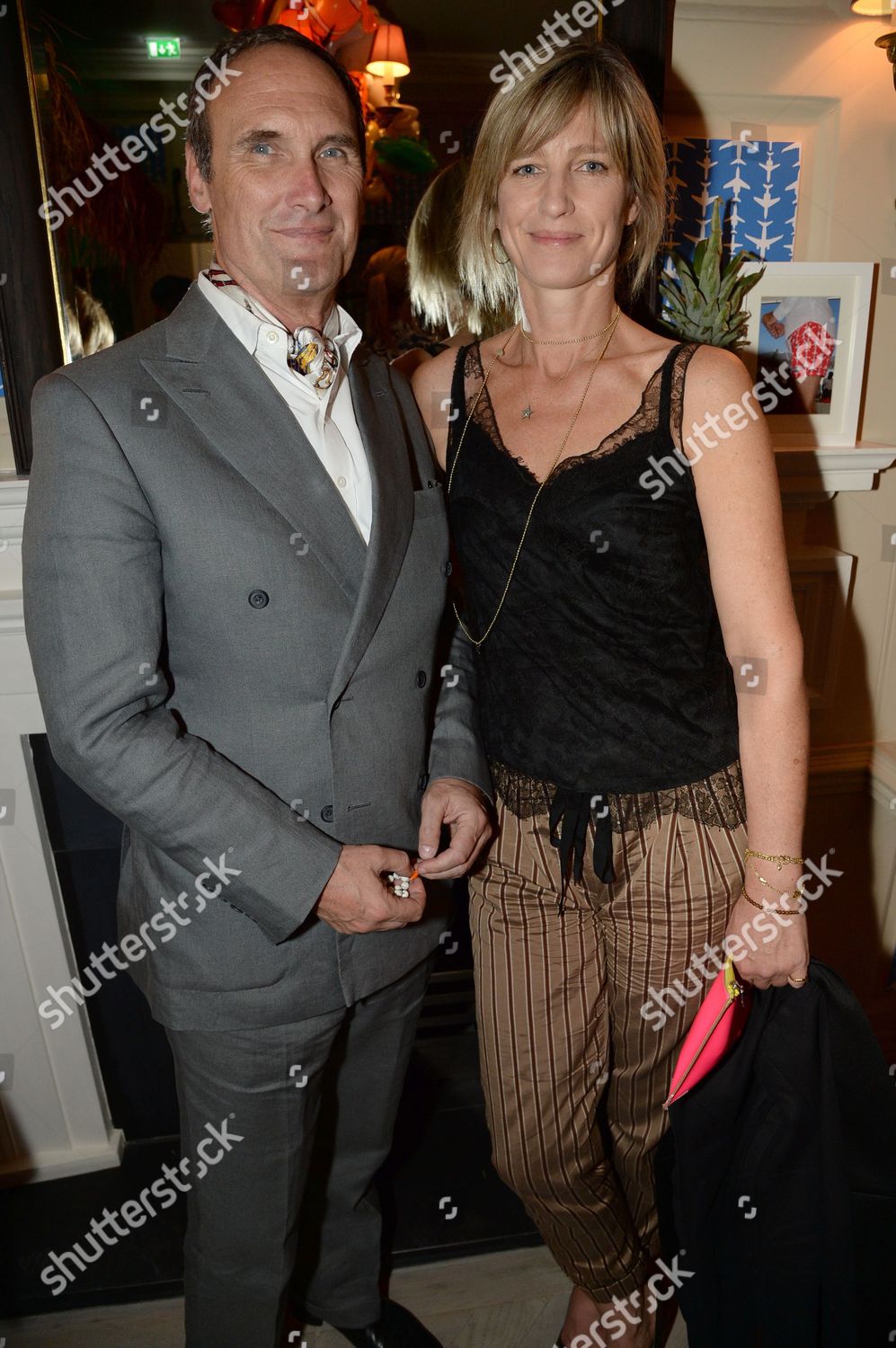 Aa Gill Girlfriend Nicola Formby Editorial Stock Photo - Stock Image ...