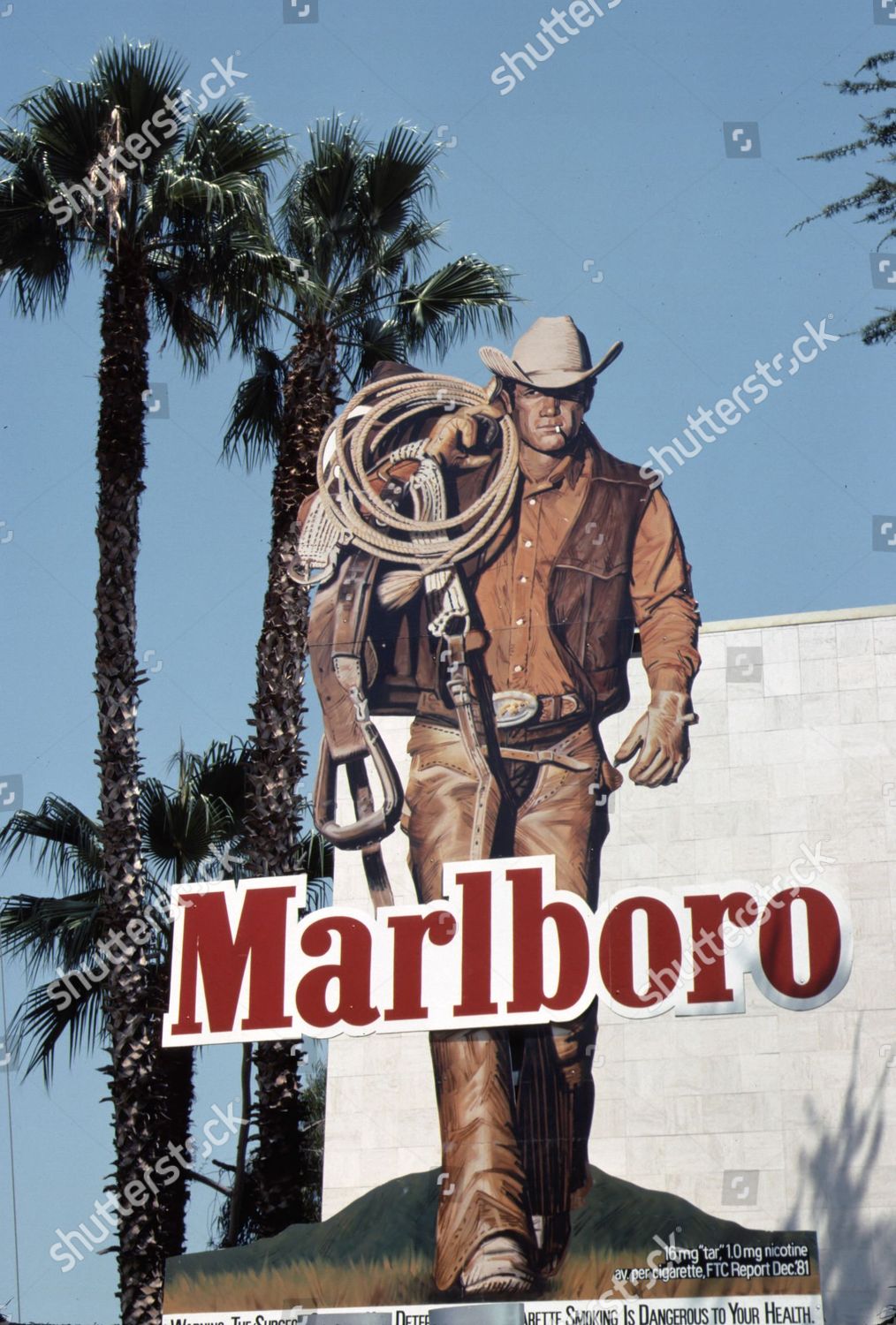 Marlboro Man Billboard Sunset Strip Los Editorial Stock Photo - Stock ...