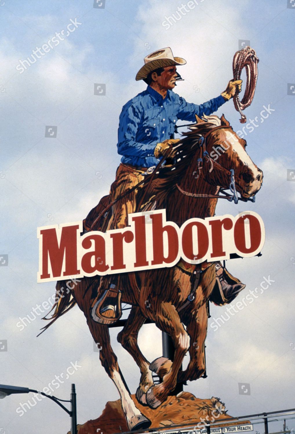 Marlboro Man Billboard Sunset Strip Los Editorial Stock Photo - Stock ...