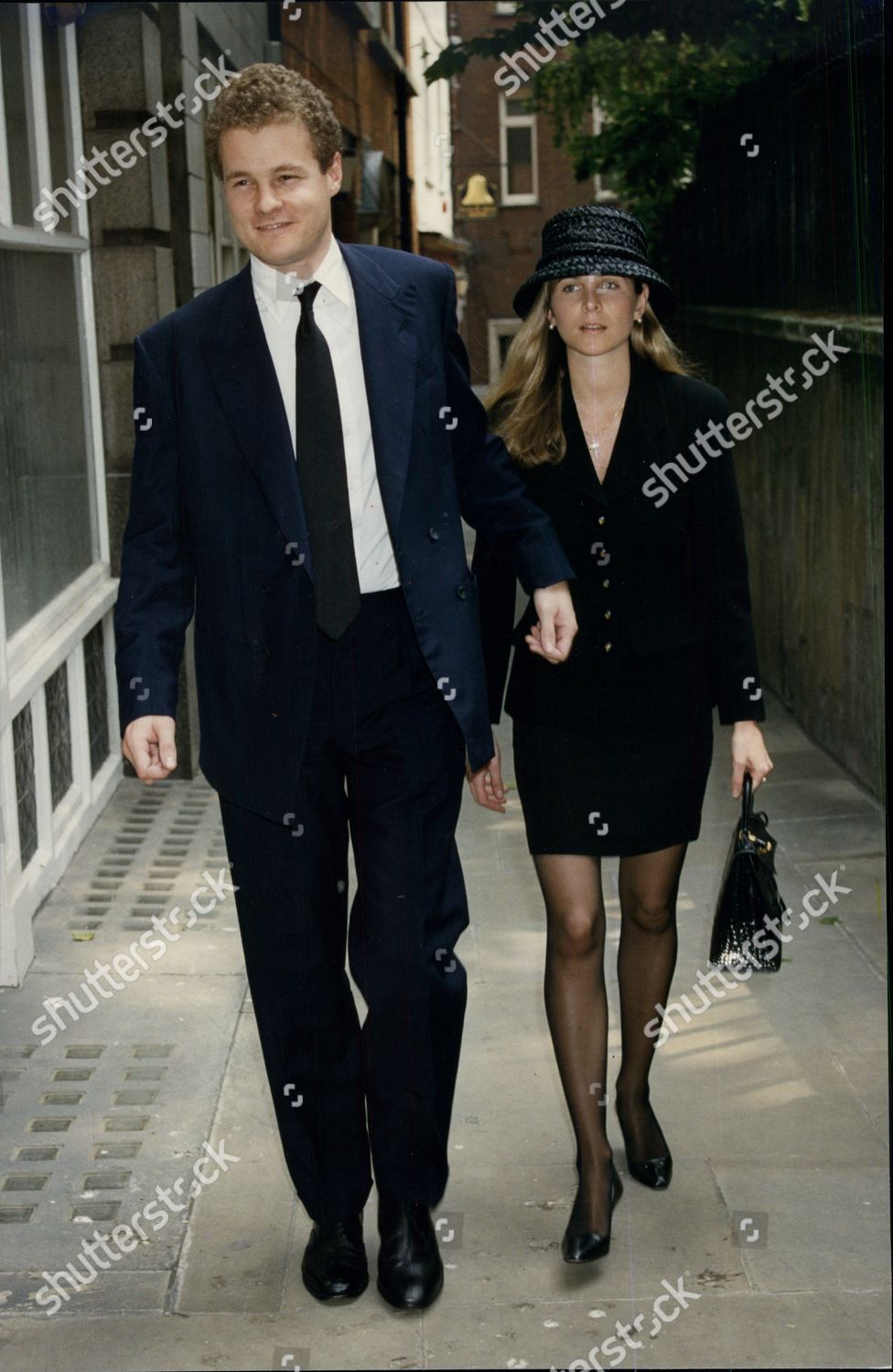 Jonathan Harmsworth 4th Viscount Rothermere Fiancee Editorial Stock