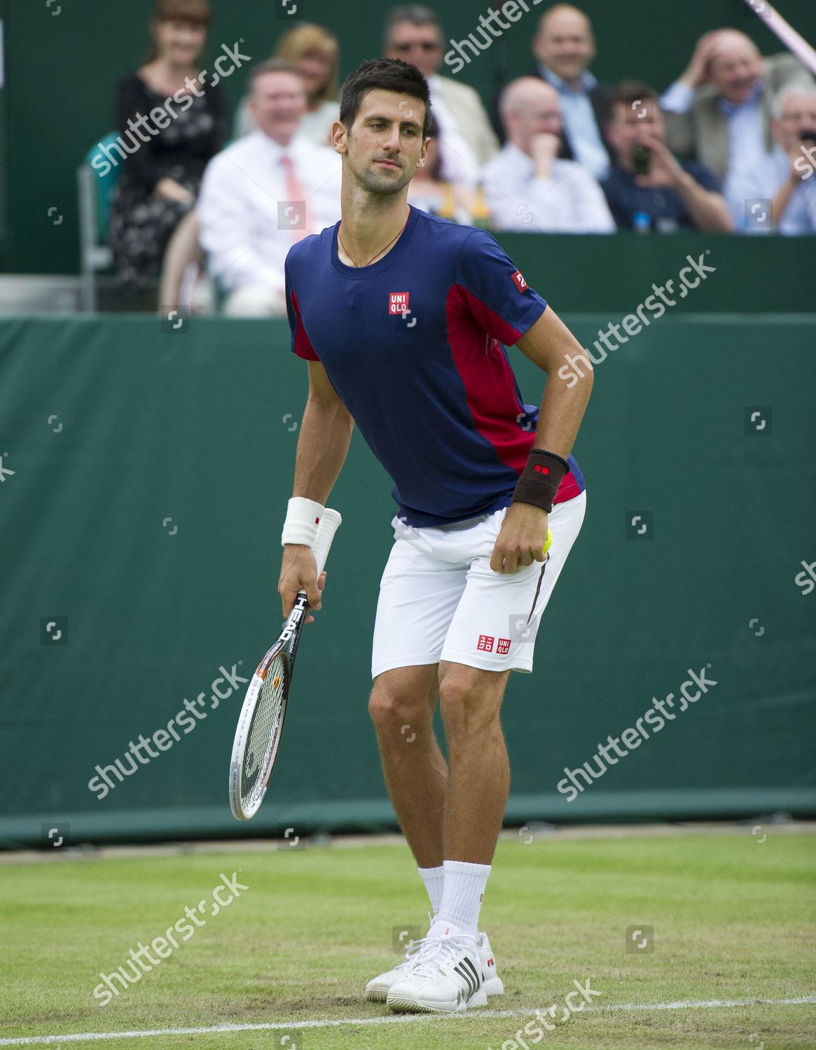 world-number-one-novak-djokovic-entertains-the-crowd-by-doing-his-impersonation-of-his-opponent-grigor-dimitrovs-new-girlfriend-maria-sharapova-and-her-distinctive-grunt-at-the-boodles-tennis-competition-in-buckinghamshire-this-afternoon-byline-jo-shutterstock-editorial-3878917a.jpg