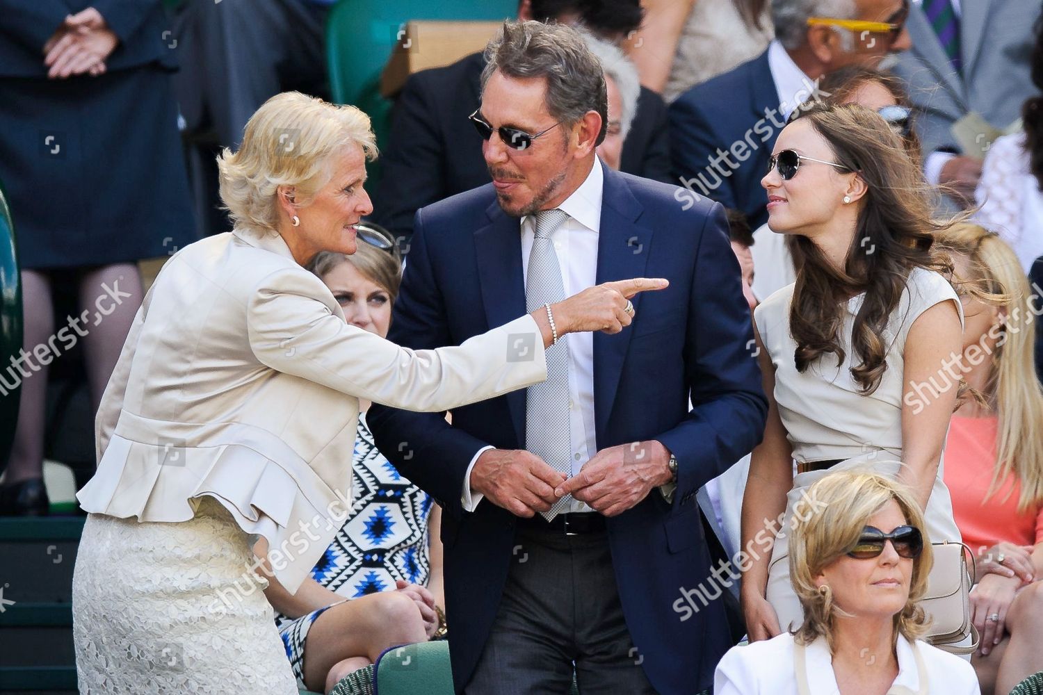 Larry Ellison Nikita Kahn Guest Editorial Stock Photo - Stock Image