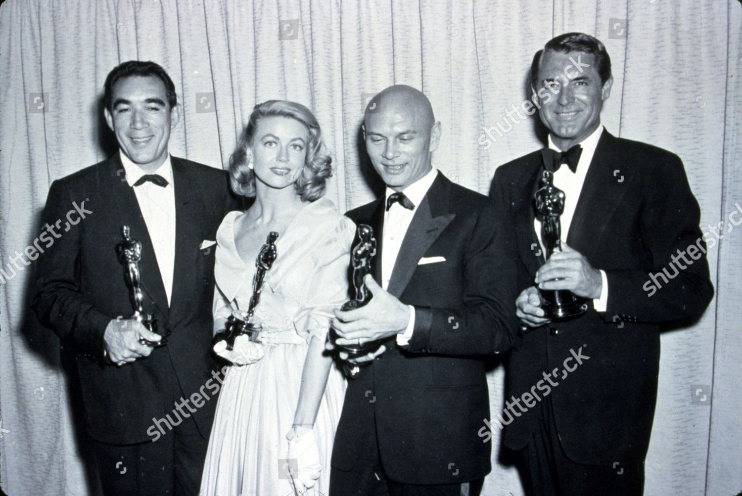 Film Stills Awards Oscars 1956 Academy Editorial Stock Photo Stock