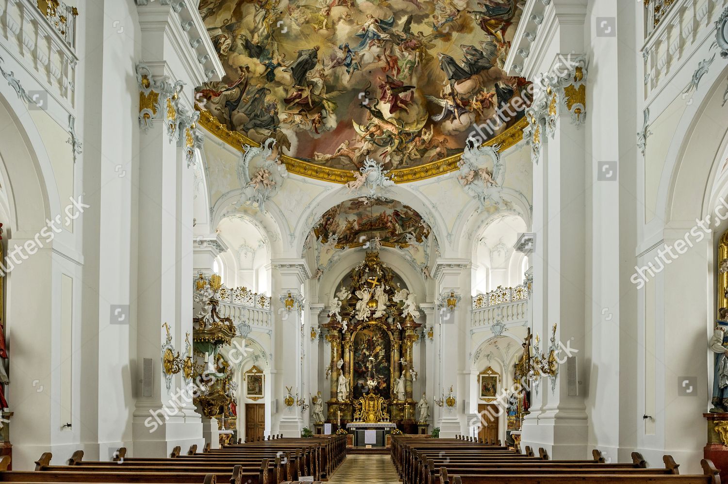 Nave Rott Abbey Church High Altar Editorial Stock Photo - Stock Image ...