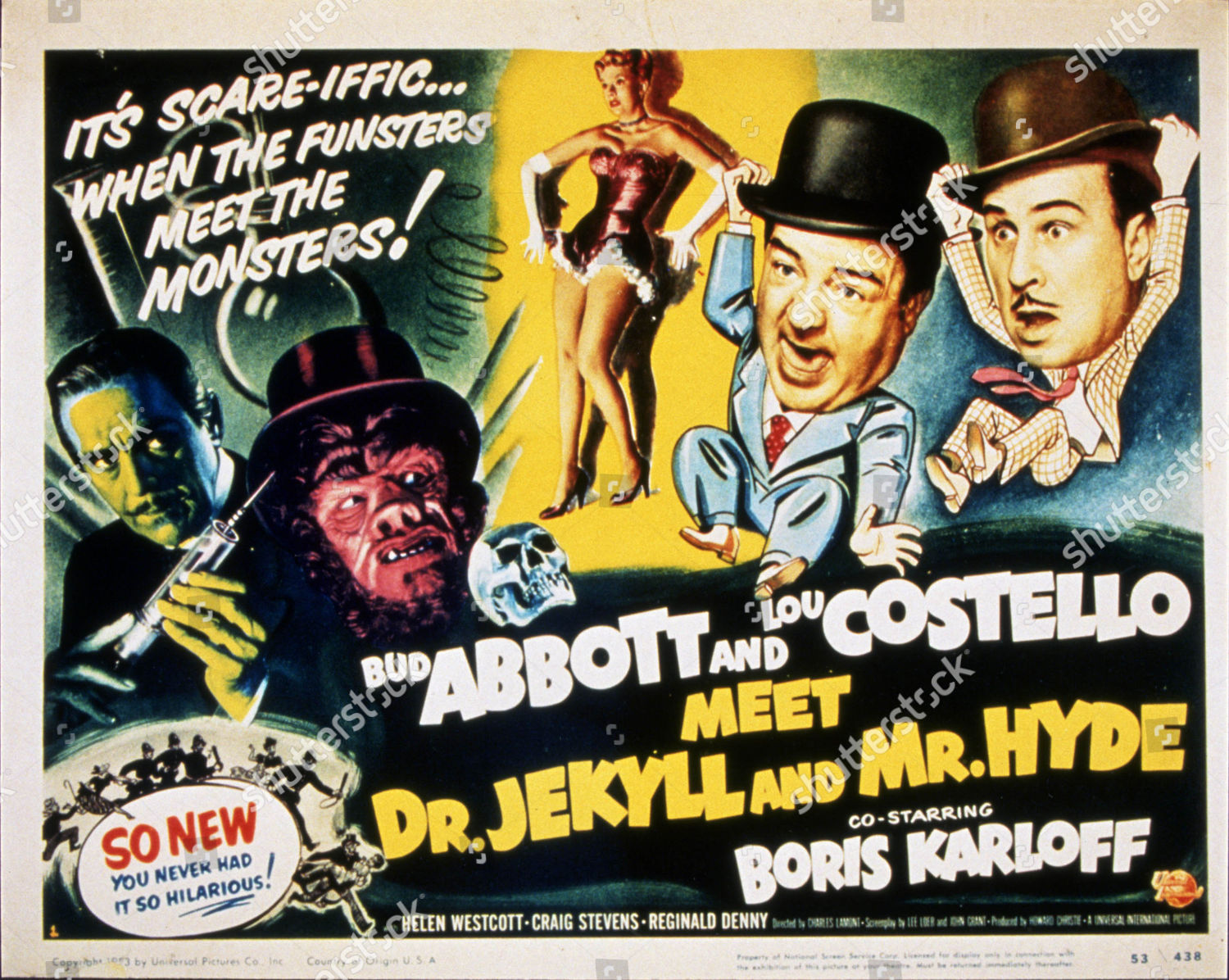 Film Stills Abbott Costello Meet Dr Editorial Stock Photo - Stock Image ...