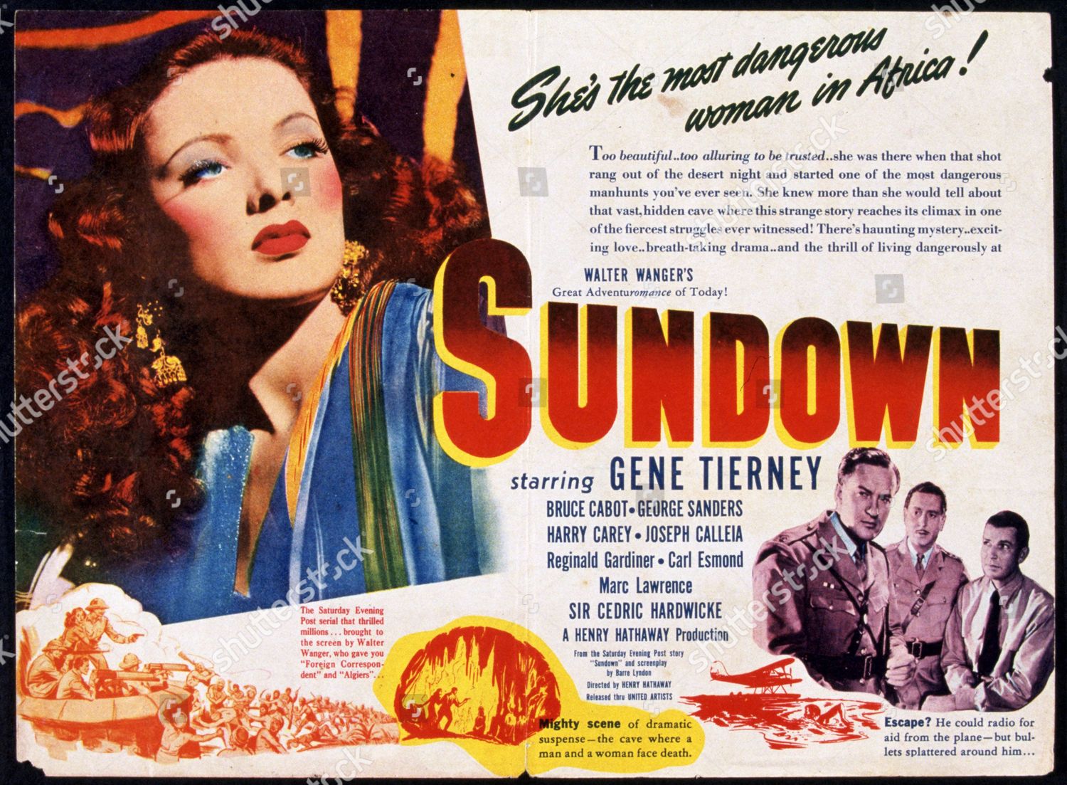 Film Stills Sundown 1941 Henry Hathaway Editorial Stock Photo - Stock ...