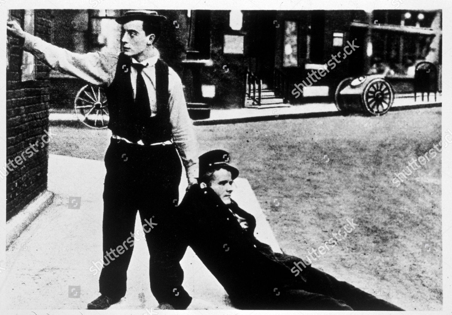 Film Stills Cops 1922 Buster Keaton Editorial Stock Photo Stock Image