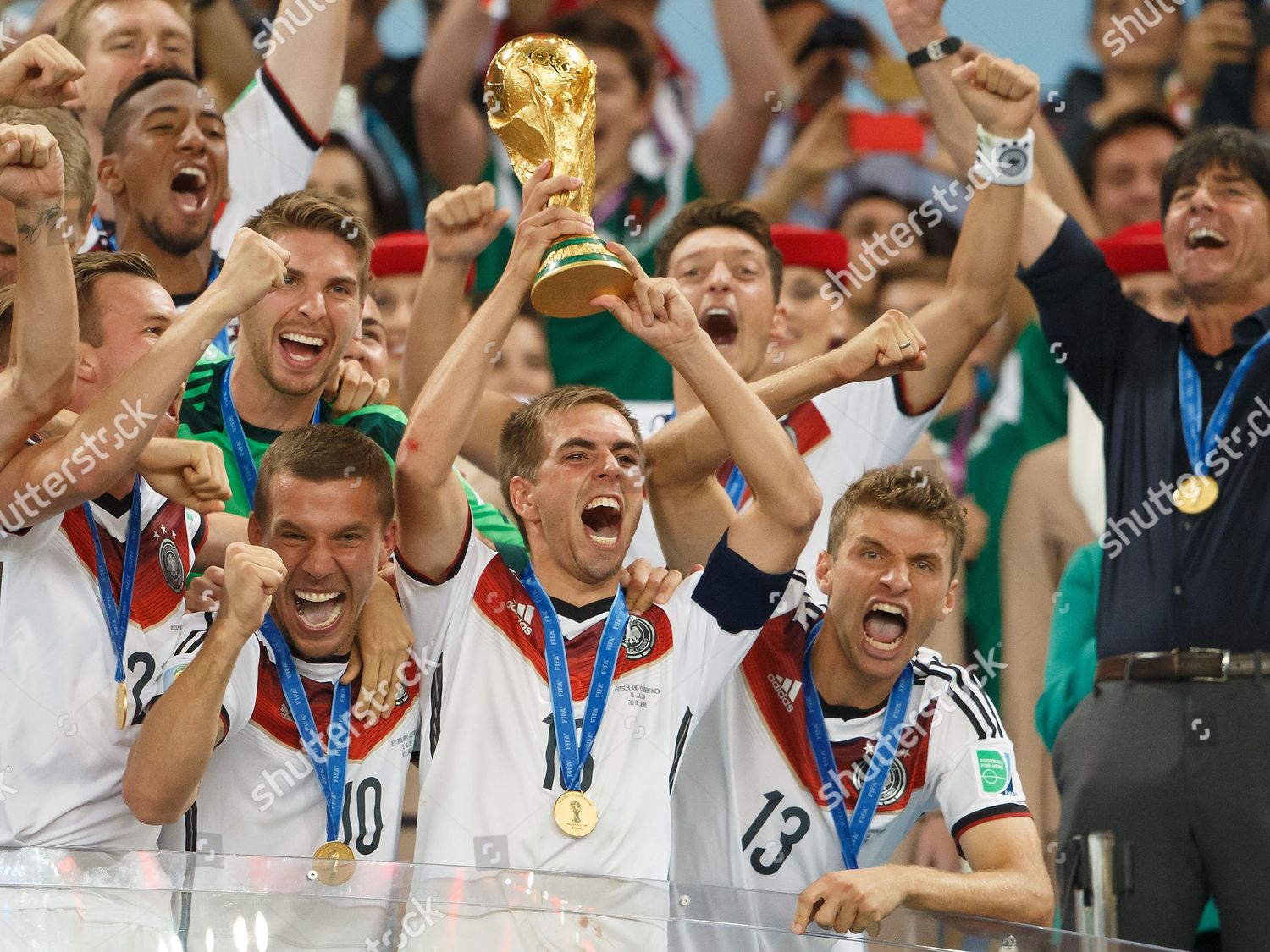 Philipp Lahm Germany Lifts World Cup Trophy Editorial Stock Photo Stock Image Shutterstock