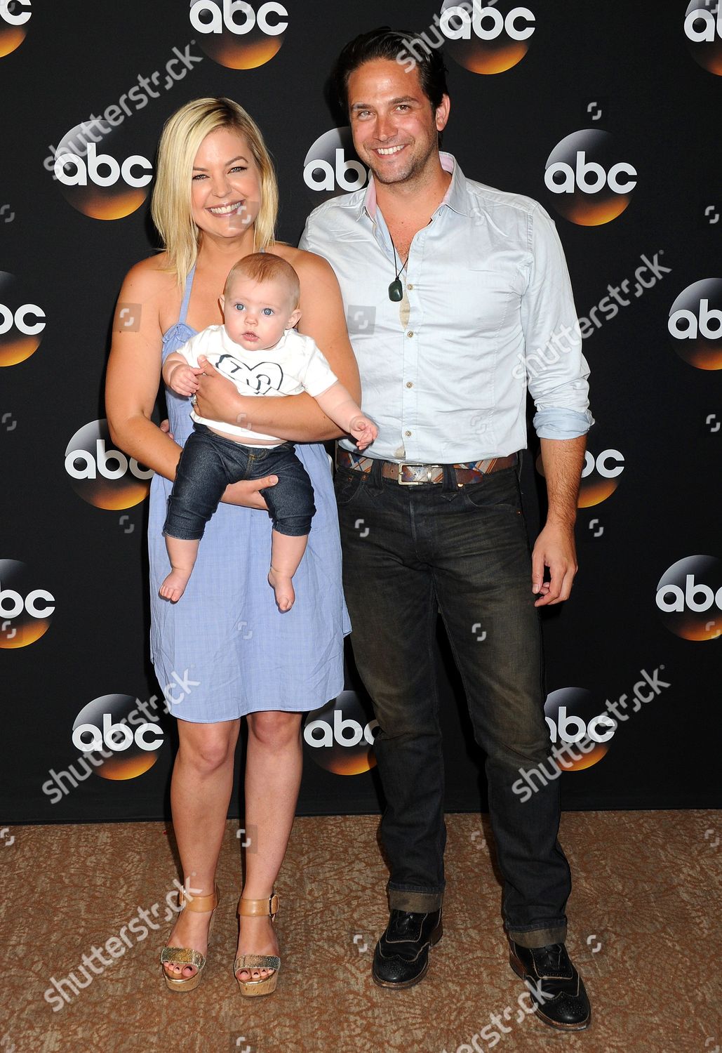 Kirsten Storms Husband Brandon Barash Daughter Editorial Stock Photo