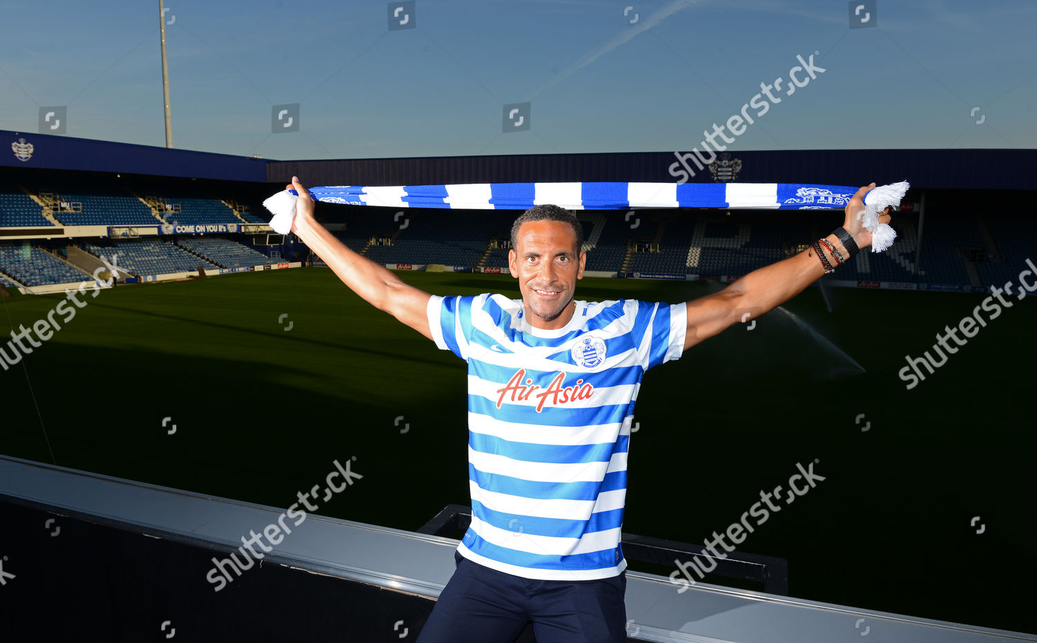 Rio Ferdinand Signs On Free Contract Qpr Editorial Stock Photo Stock Image Shutterstock