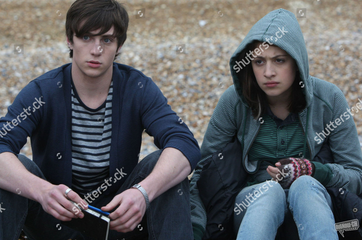 Aaron Taylorjohnson Georgia Groome Editorial Stock Photo - Stock Image