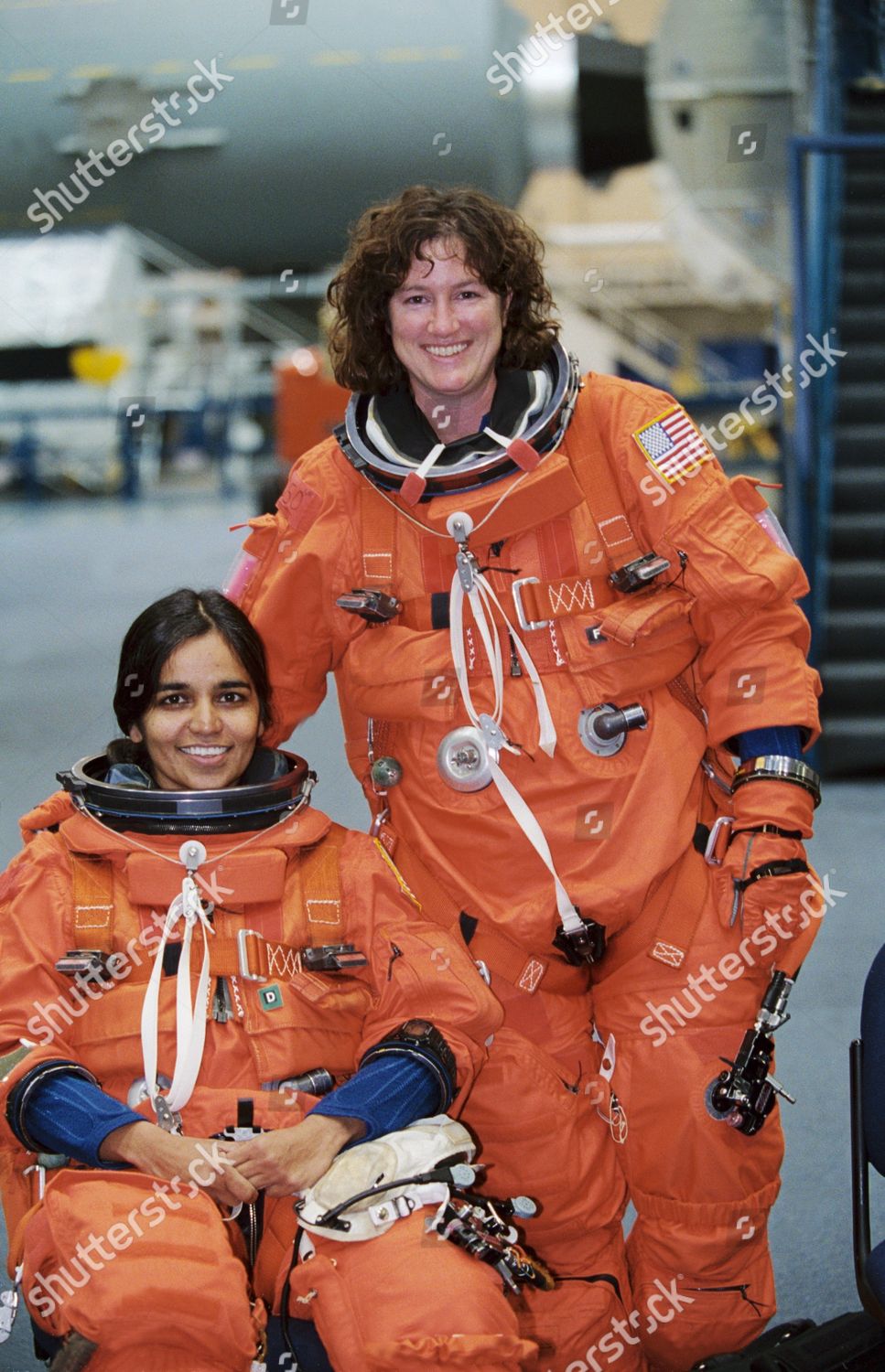 Astronauts Kalpana Chawla Seated Laurel B Editorial Stock Photo Stock Image Shutterstock