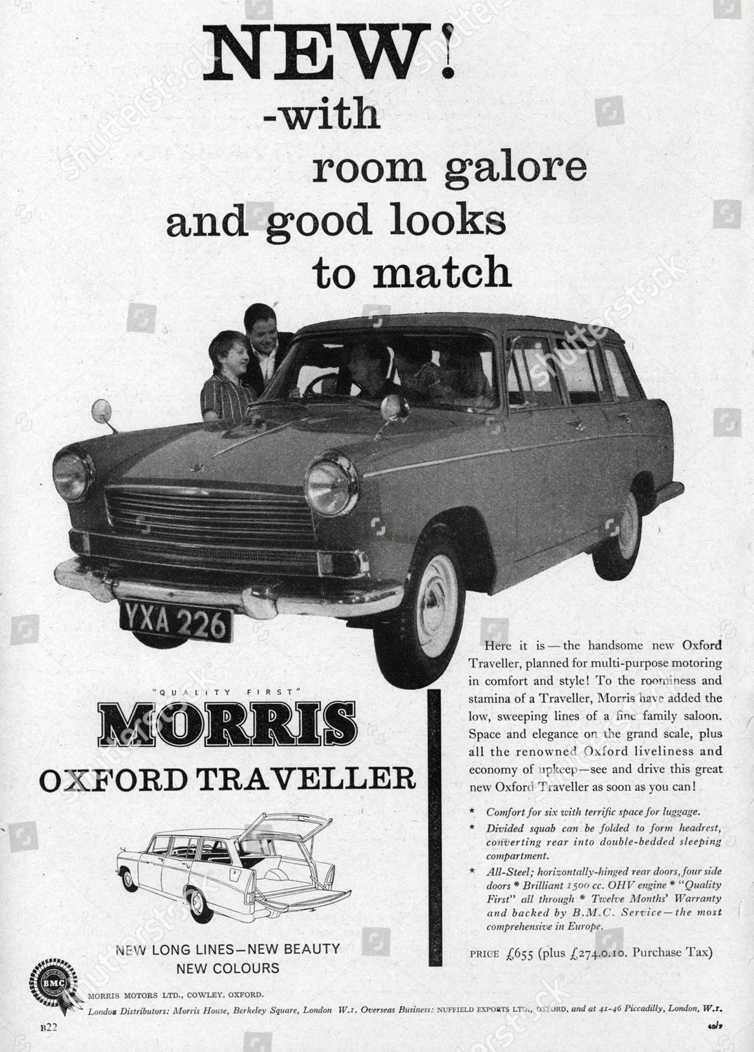 1960 Morris Oxford Series Vvi Editorial Stock Photo - Stock Image ...