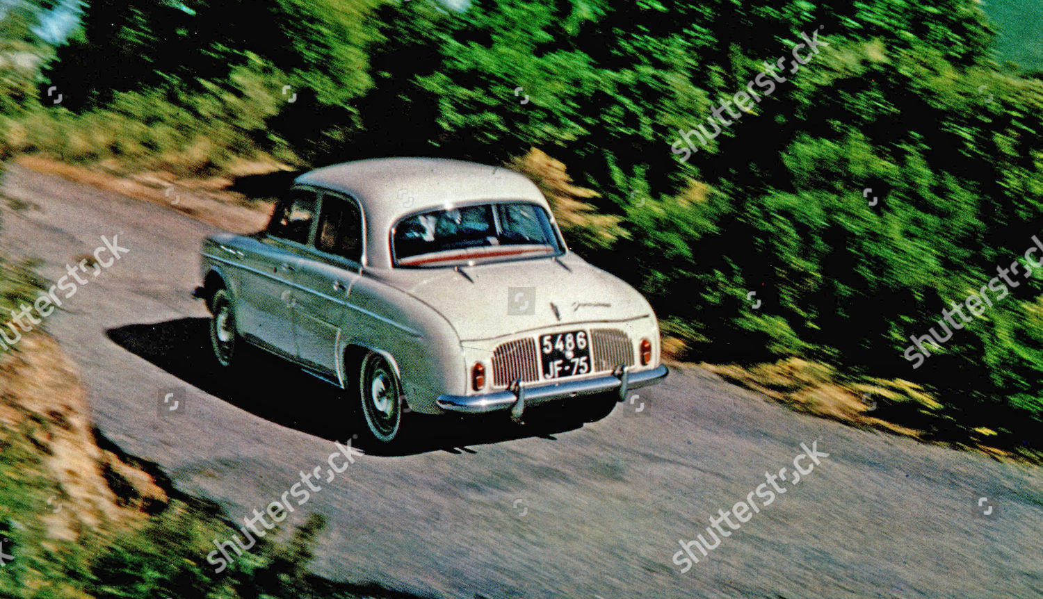 Renault Dauphine Brochure Shot Editorial Stock Photo Stock Image