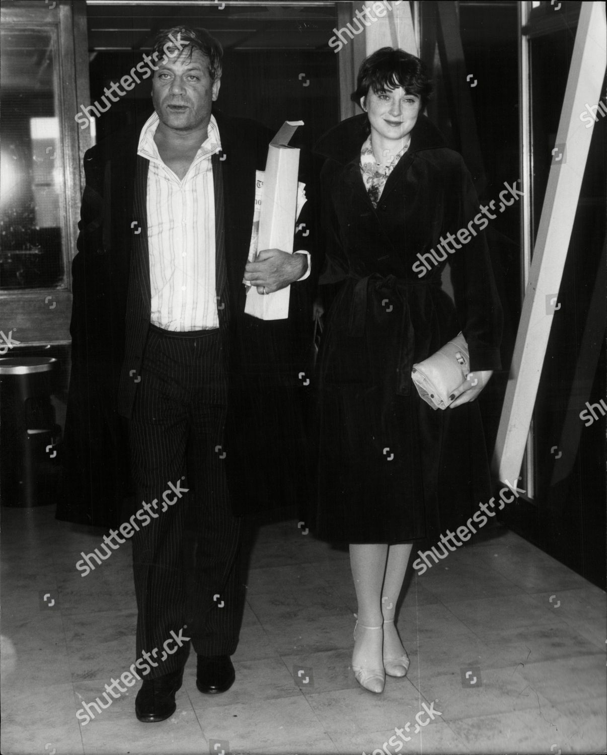 Oliver Reed Actor Girlfriend Josephine Burge Editorial Stock Photo ...