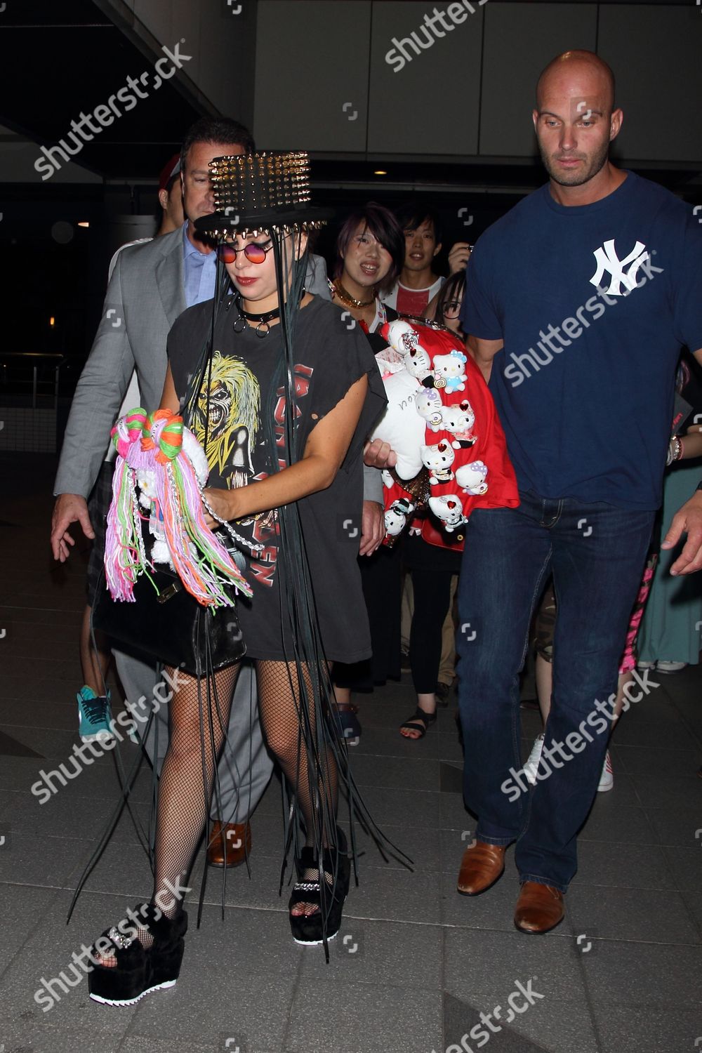 Lady Gaga Meets Her Fans After Editorial Stock Photo - Stock Image