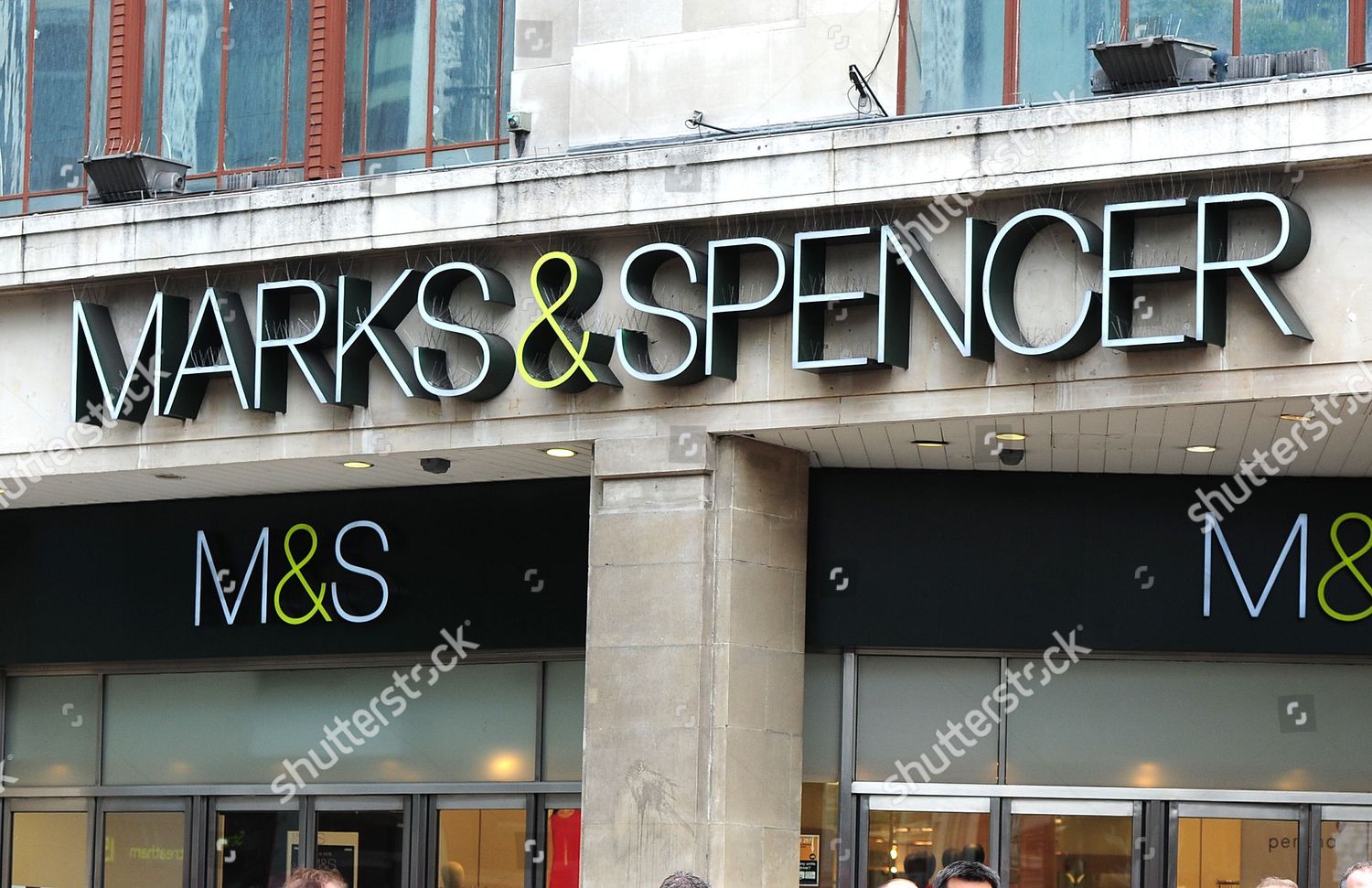 Pictured Marks Spencer Oxford Street Ms Logo Editorial Stock Photo Stock Image Shutterstock