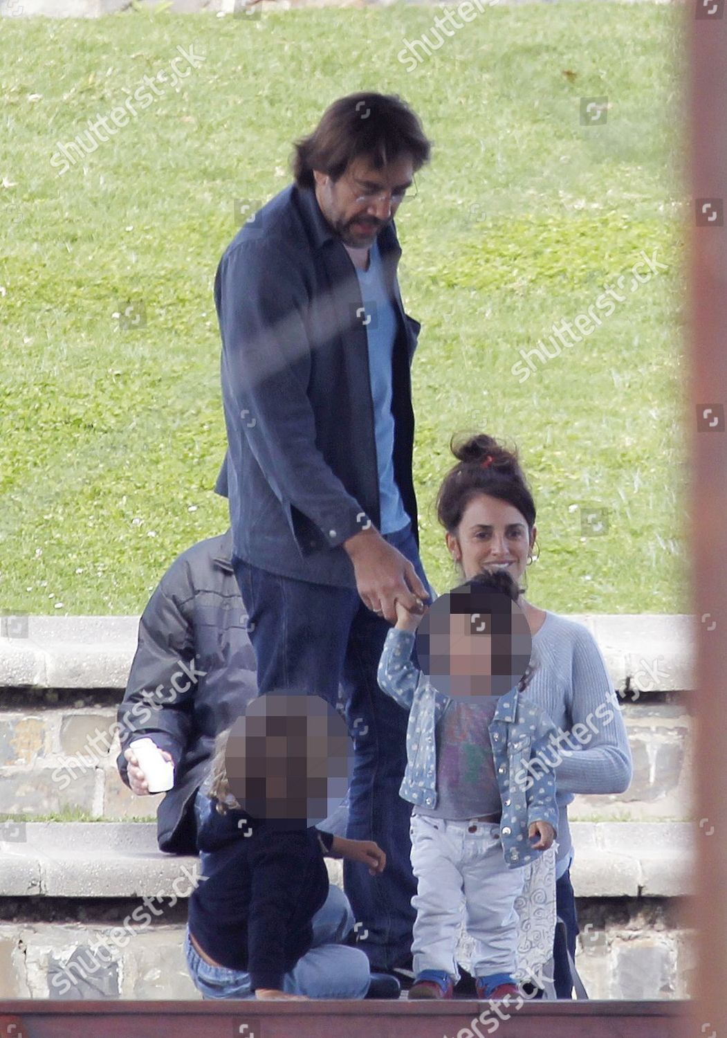 Javier Bardem Penelope Cruz Son Leo Encinas Redaksjonelt Arkivbilde Arkivbilde Shutterstock