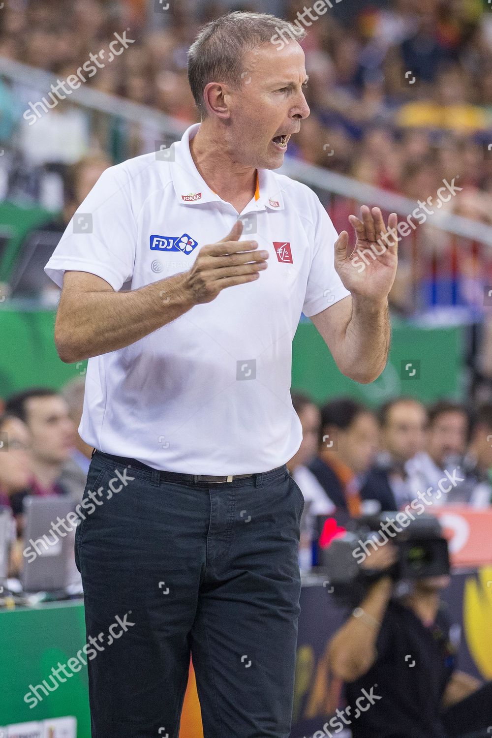 Vincent Collet Head Coach France Gives Editorial Stock Photo - Stock ...