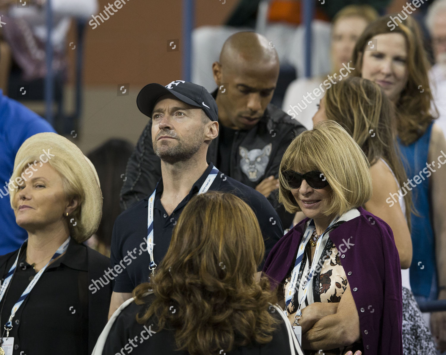 Roger Federers Player Box Us Open Editorial Stock Photo - Stock Image ...