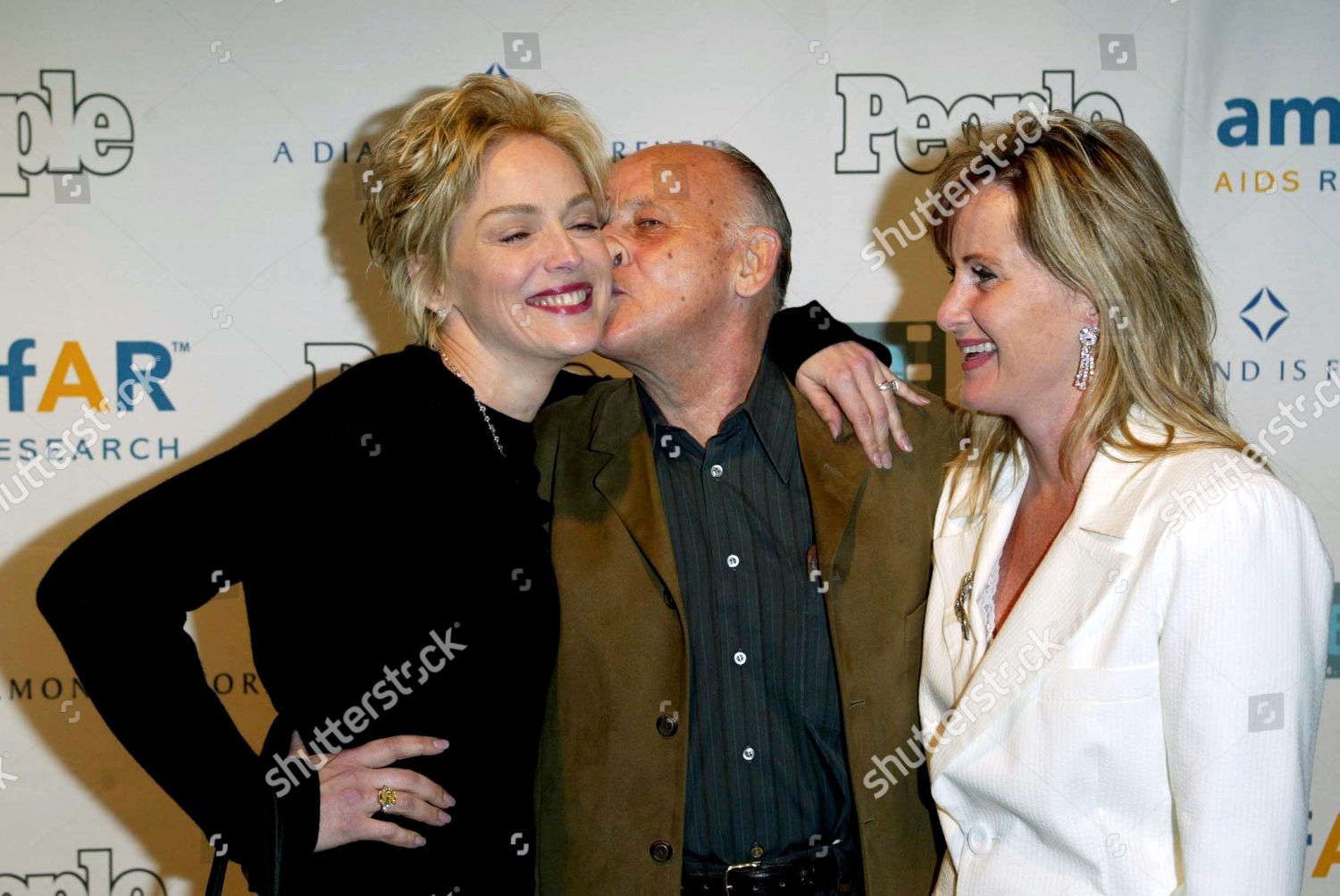 Sharon Stone Her Father Joe Stone Editorial Stock Photo - Stock Image 