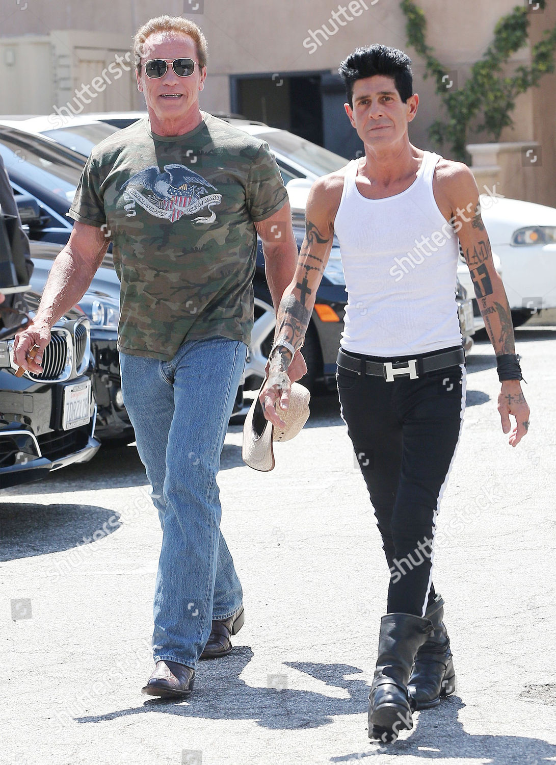 Arnold Schwarzenegger Friend Editorial Stock Photo - Stock Image