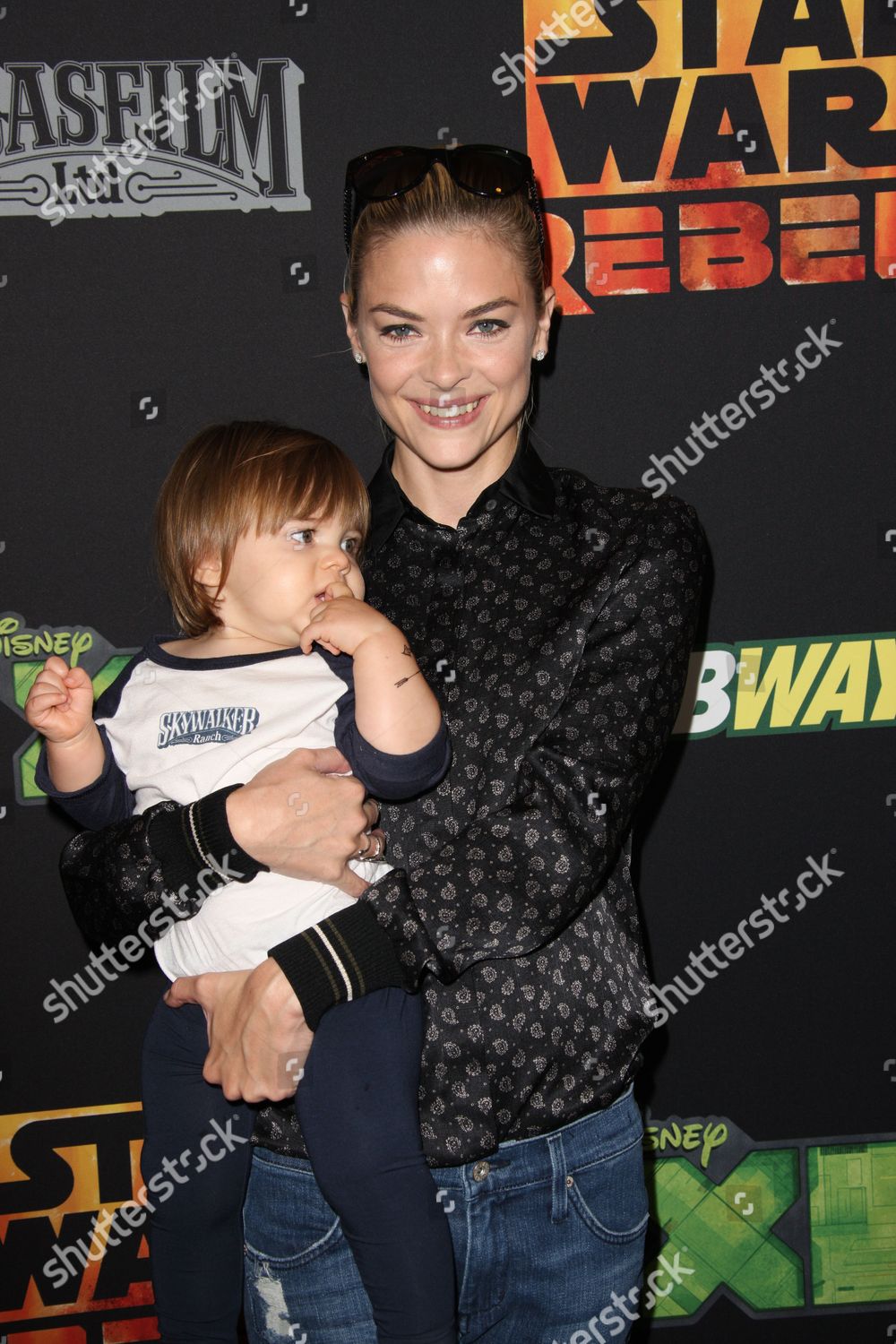 Jaime King Baby Son James Knight Editorial Stock Photo - Stock Image ...