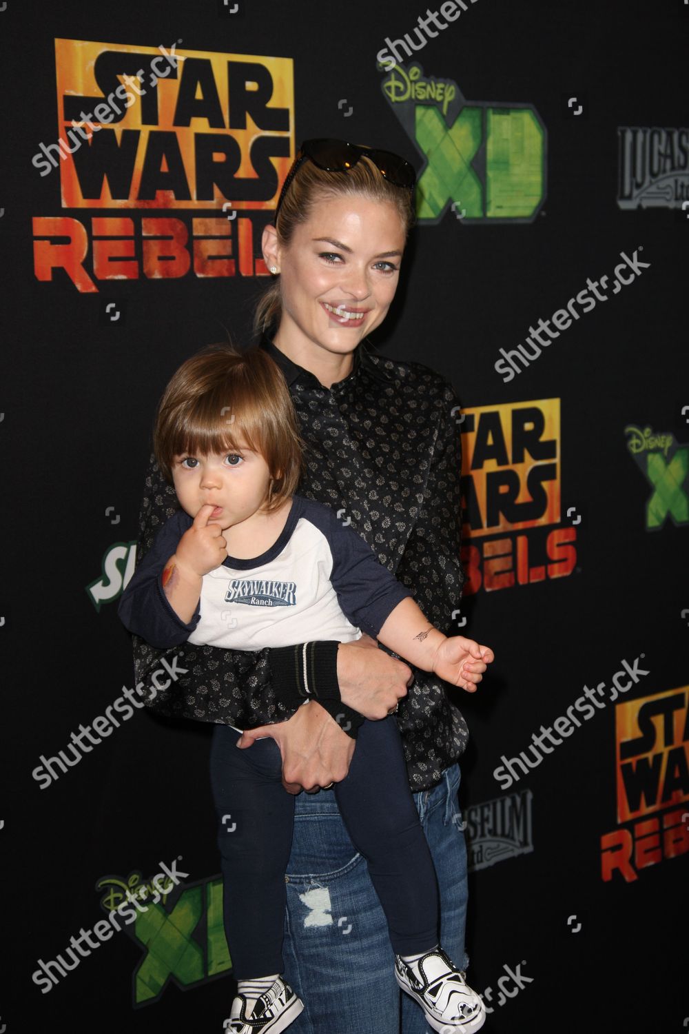 Jaime King Baby Son James Knight Editorial Stock Photo - Stock Image ...