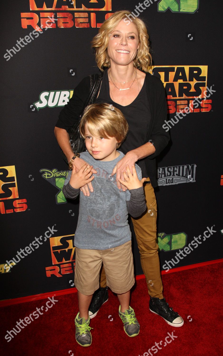 Julie Bowen Son Oliver Mclanahan Phillips Editorial Stock Photo Stock