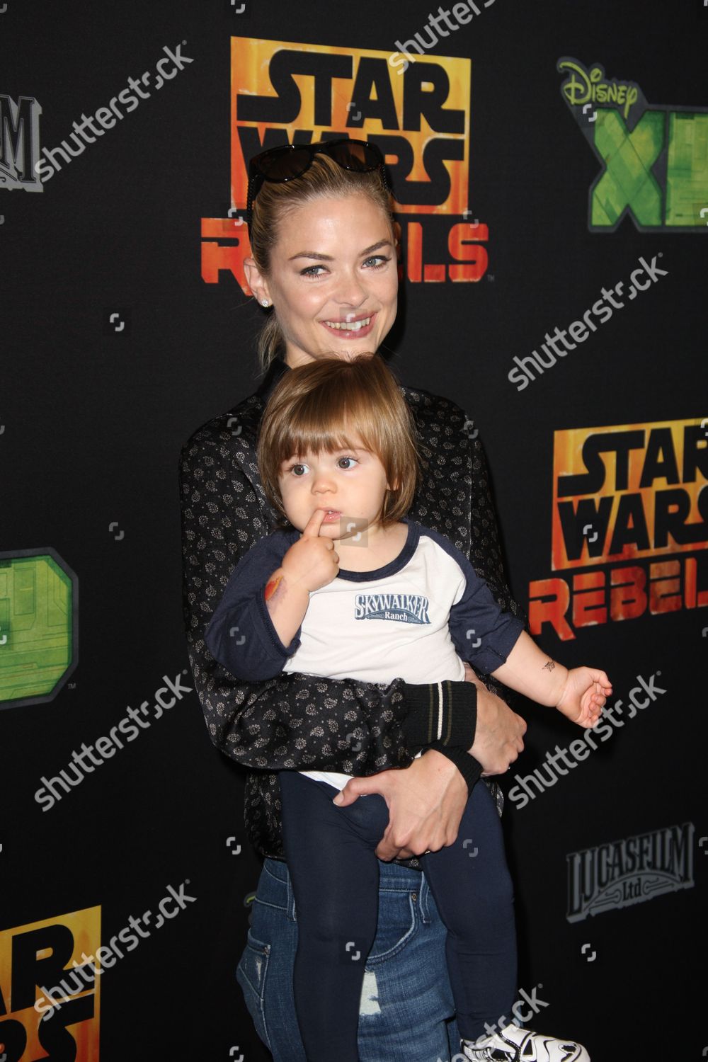 Jaime King Baby Son James Knight Editorial Stock Photo - Stock Image ...