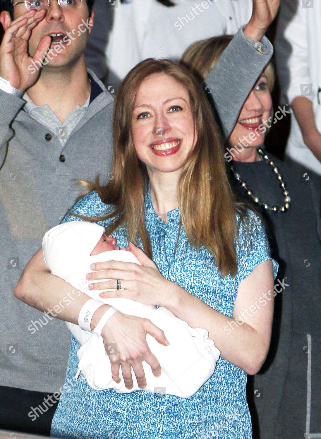 Chelsea Clinton Daughter Charlotte Clinton Mezvinsky Editorial Stock