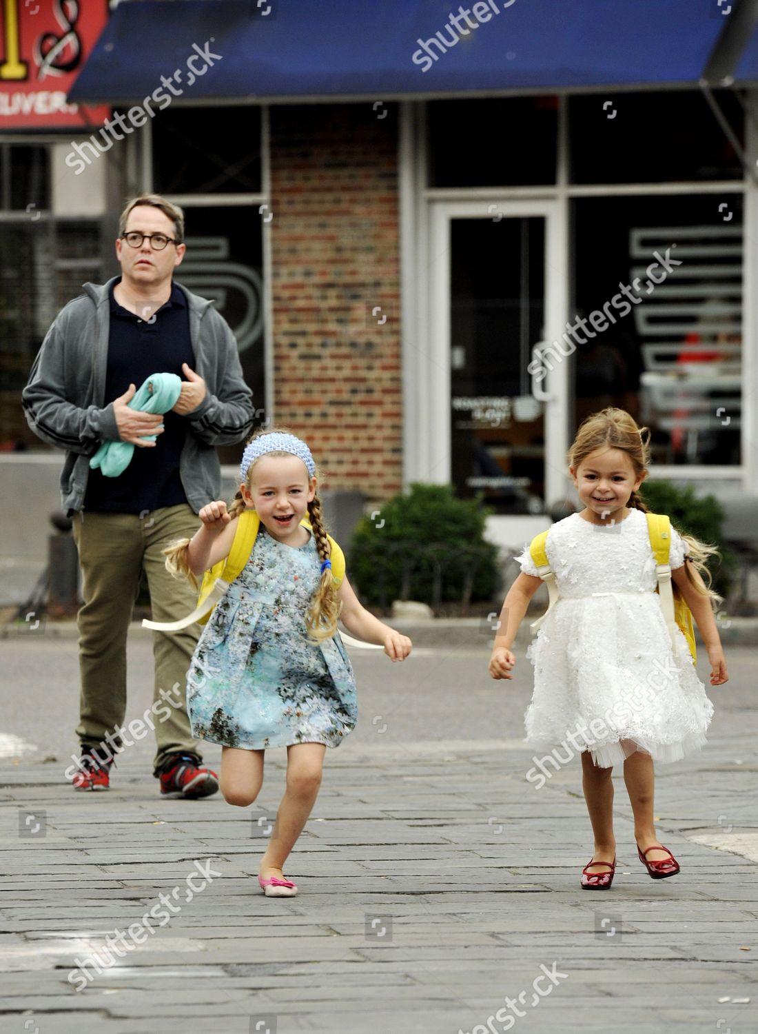 Matthew Broderick Twins Marion Broderick Tabitha Editorial Stock Photo