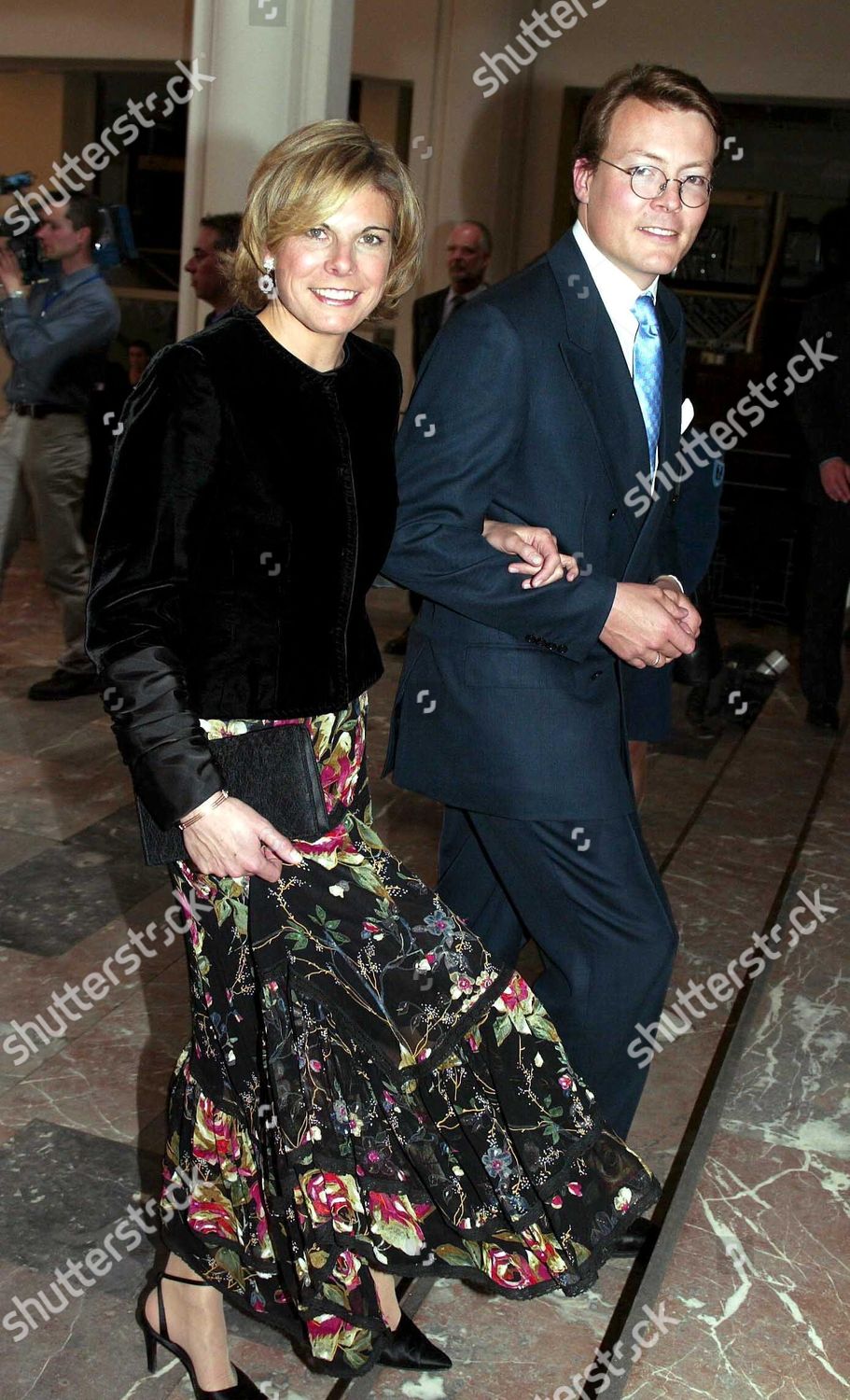 CONCERT ON THE EVE OF THE WEDDING OF PRINCE LAURENT AND CLAIRE COOMBS, PALAIS DE BEAUX ARTS, BRUSSELS, BELGIUM - 11 APR 2003: стоковое фото