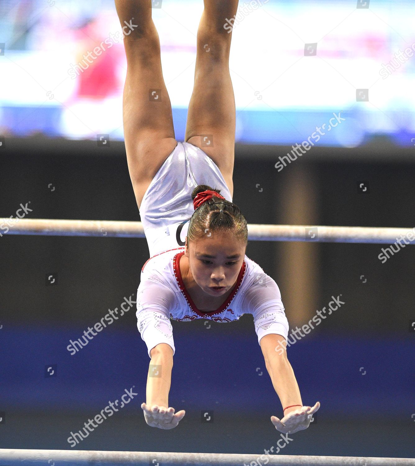 Chinese Gymnast Huang Huidan Performs On Editorial Stock Photo - Stock ...