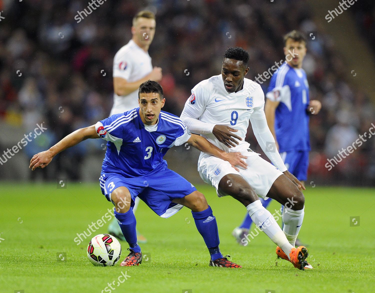 Danny Welbeck England Battles Ball Battistini Manuel Editorial Stock Photo Stock Image Shutterstock