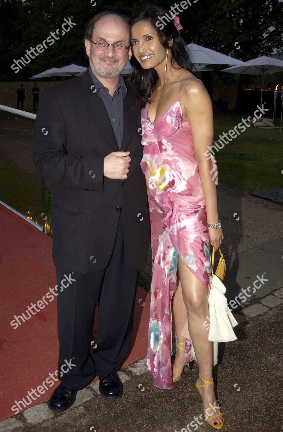 Salman Rushdie Padma Lakshmi Editorial Stock Photo - Stock Image ...