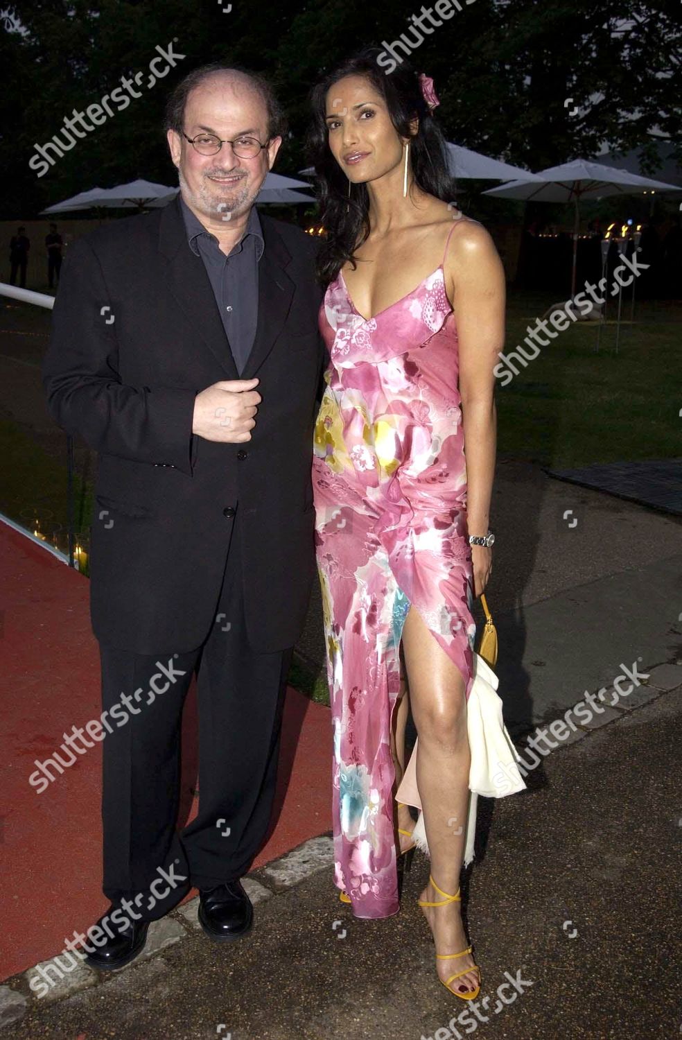 Salman Rushdie Padma Lakshmi Editorial Stock Photo - Stock Image ...