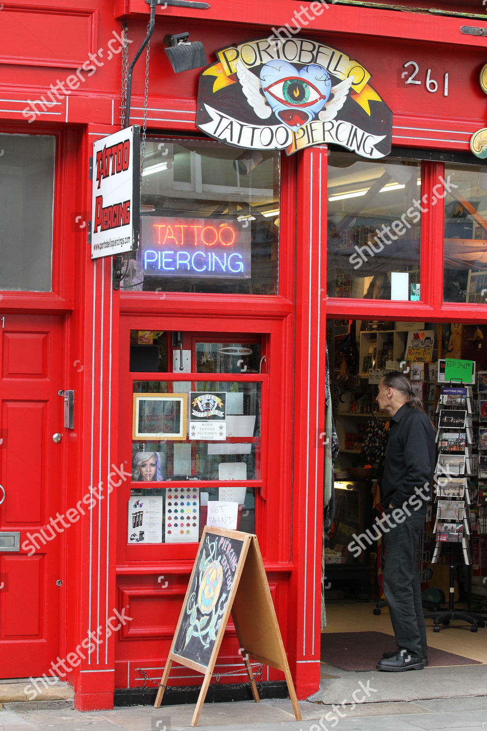 Portobello Tattoo Piercing Editorial Stock Photo Stock Image