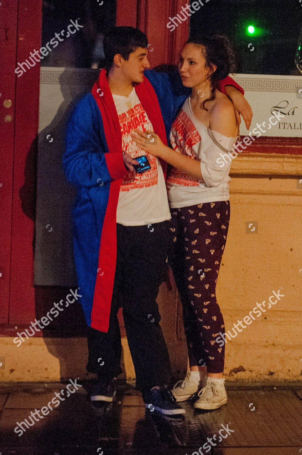 Young Couple Pyjamas Fancy Dress Editorial Stock Photo Stock Image Shutterstock